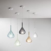 Pendant lamp LILAmetalborosilicate glasscontemporary
