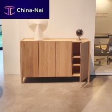 Contemporary sideboard RESETwoodenwith swing doors4-legged