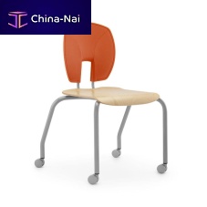Contemporary chair SE MOTION STACKING indoorplywoodsteel base
