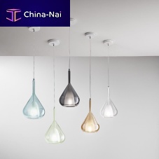 Pendant lamp LILAmetalborosilicate glasscontemporary