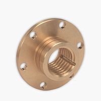 Lead screw nut hexagonalflangecylindrical