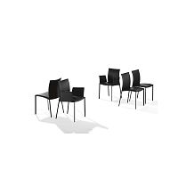 Contemporary chair NOBILE SOFT Xindoorfabricleather