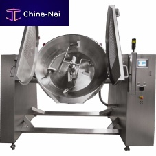 Tilting industrial fryer WOK 400continuousmeatfor fish