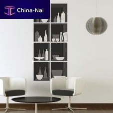 Wall-mounted decorative panel SHELVES#1coverhigh-resistancepaper