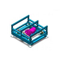 Roller conveyor transportpalletbearing