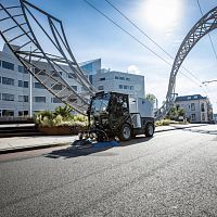 Airport runway sweeper Flexigo 150truck-mountedelectric