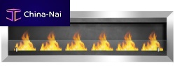 Bioethanol fireplace VERRAZANOwall-mountedSingle-sidedopen hearth