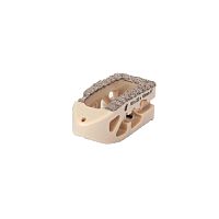 Thoraco-lumbar interbody fusion cage Lucent®transforaminaltitaniumPEEK