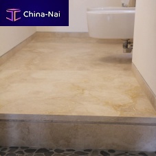 Beige baseboard browntravertinerectangular