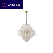 Contemporary chandelier STELLAcrystalMurano glassbrass