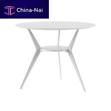 Contemporary side table BIPLANE XS / B07_Ostoneacryliccast aluminum base