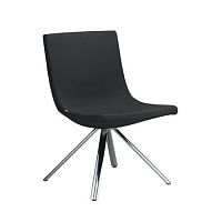Contemporary chair MOONindoorfabricleather