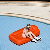 Contemporary sun lounger LAMZAC Lpolyesternylongarden