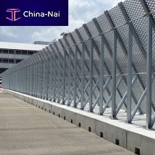 Metal jet blast deflector OPOfor airport