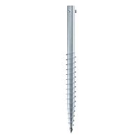 Screw pile G 76X1300�3XM16 galvanised steelfor photovoltac installationspipe