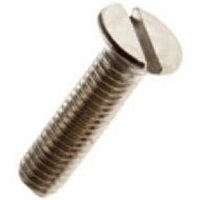 Metal screw 080032040952countersunk headslottedstainless steel