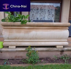 Sandstone planter WINDOW BOXESrectangulartraditionaloutdoor