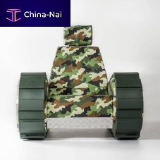 Original design armchair CARROAMATOfabricaluminumwith washable removable cover