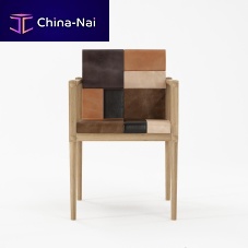 Contemporary chair KW05indoorleathersolid wood