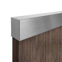 Stainless steel sliding system PLANEO 60 PROwooden doorconcealed runnerwall-mounted
