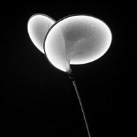 Floor-standing lamp LLLL.01aluminumfabricoriginal design