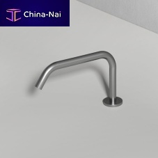 Metal washbasin spout countertop