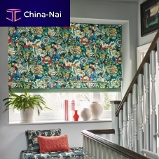Upholstery fabric RIVERA for curtainfor roller blindsfloral pattern