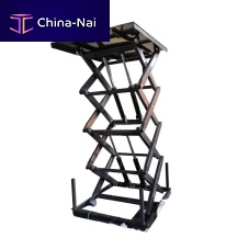 Stationary scissor lift platform hydrauliccompact