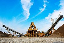 Jaw crushing and screening plant YC Seriesstationaryhigh-capacityhorizontal-shaft