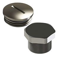 Hexagonal plug MSPcylindricalthreadedbrass