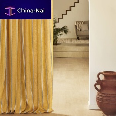 Curtain fabric KALA stripedlinenwashable