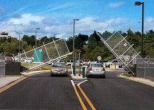 Airport gate HYJG-1vertical slidingmotorizedsecurity