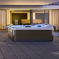 Above-ground hot tub J-495rectangularcorner9-person