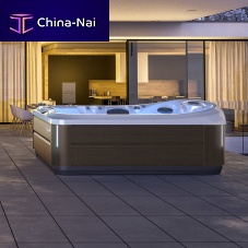 Above-ground hot tub J-495rectangularcorner9-person