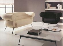Contemporary armchair GIACOMINOfabric