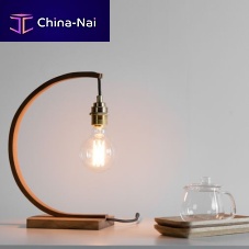 Table lamp HANTERoakcontemporarycorded