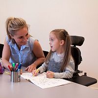 Height-adjustable ergotherapy table 20-71116pediatric