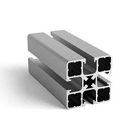 Anodized aluminum profile 104545Lalloysquareindustrial