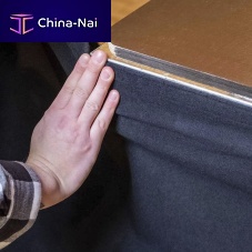 Fire-retardant fabric curtain plainvelvet