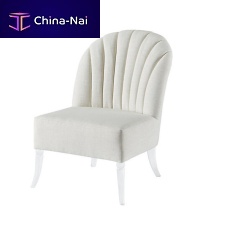 Traditional fireside chair LOLAfabricacrylicblack