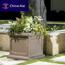 Plastic planter ESTATEsquaretraditionaloutdoor