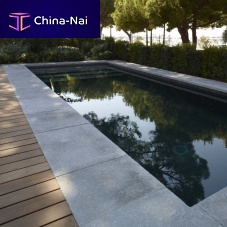 Natural stone swimming pool coping AUBEROCHE MANGANESE - RUSTIQUEnon-slipcorner