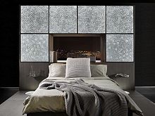 Patterned glass panel HYDROGENEtranslucentbuildingflat