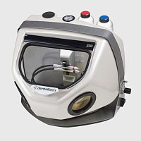 Foot-operated micro-sandblaster IDEAautomaticelectric2-tank
