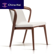 Contemporary chair FEATindoorfabricwooden base