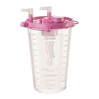 Body fluids suction jar 2000CC Contour