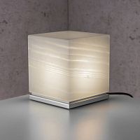 Table lamp ITSU SLIMaluminummarbleonyx