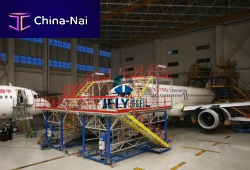 Aircraft nose dock 49fuselagewingmovable