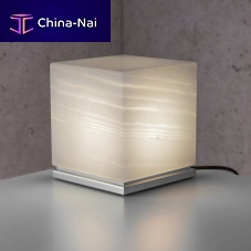 Table lamp ITSU SLIMaluminummarbleonyx