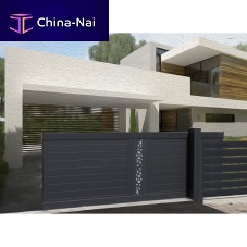 Swing gate PRESTIGE CLASSIC: C102slidinganodized aluminumlouvered